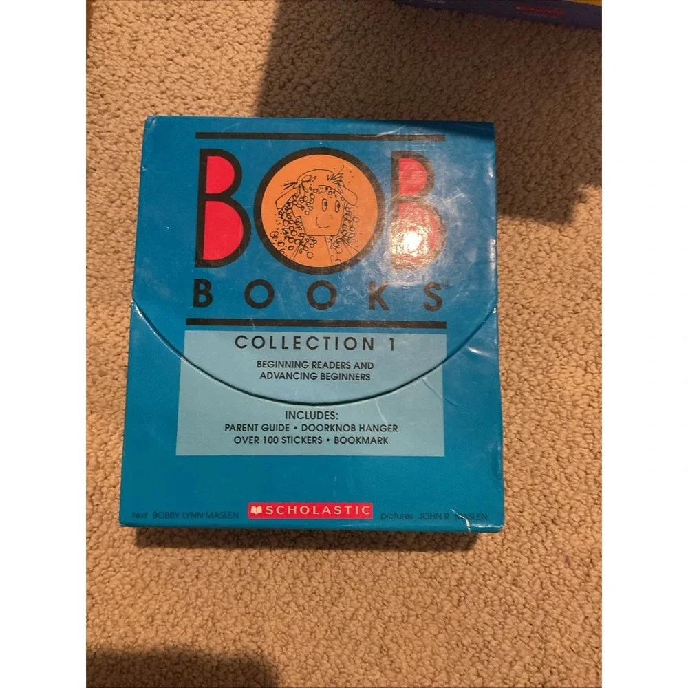 5x Bob Books Box Set. Sight Words Collection, Collections 1-3, And Rhyming Words